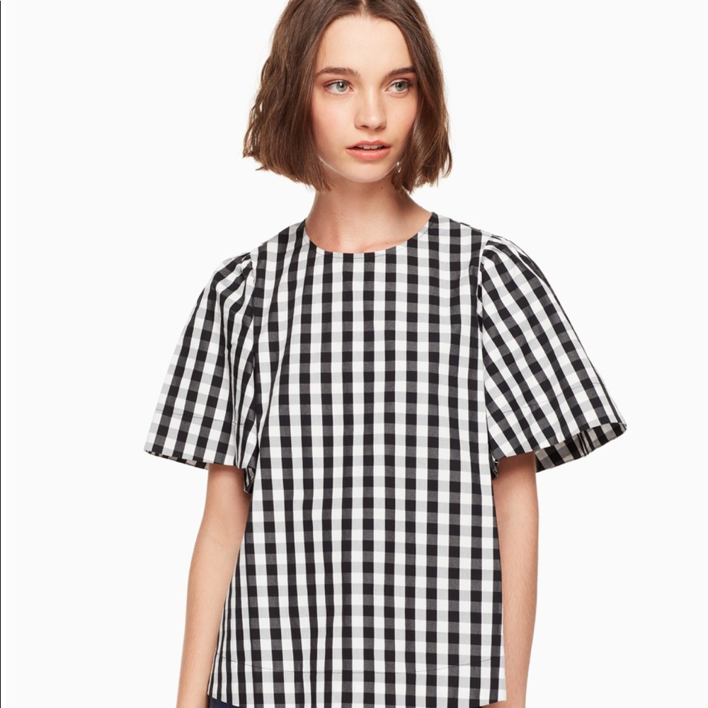 kate spade gingham top